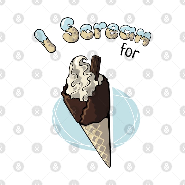 I Scream for... Soft Serve by Abbilaura