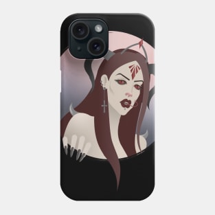 A Demon Lady Phone Case