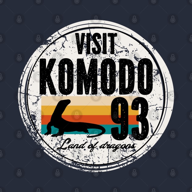 Visit Komodo retro travel by Teessential