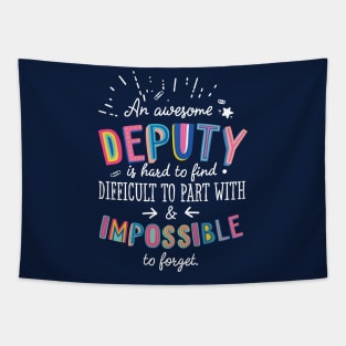 An awesome Deputy Gift Idea - Impossible to Forget Quote Tapestry