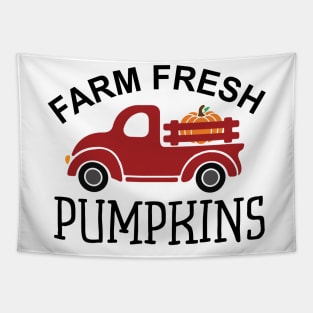 Farm Fresh Pumpkins Tapestry