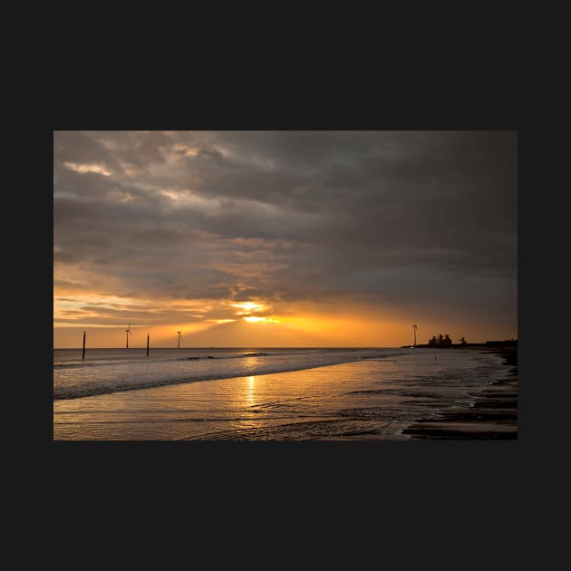 Dawn on the beach (2) by Violaman