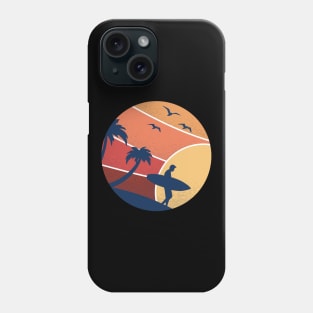 Sunset Surfing Phone Case