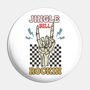 skeleton chistmas, jingle bell rockin Pin