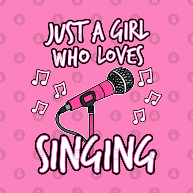 Just A Girl Who Loves Singing, Female Singer by doodlerob