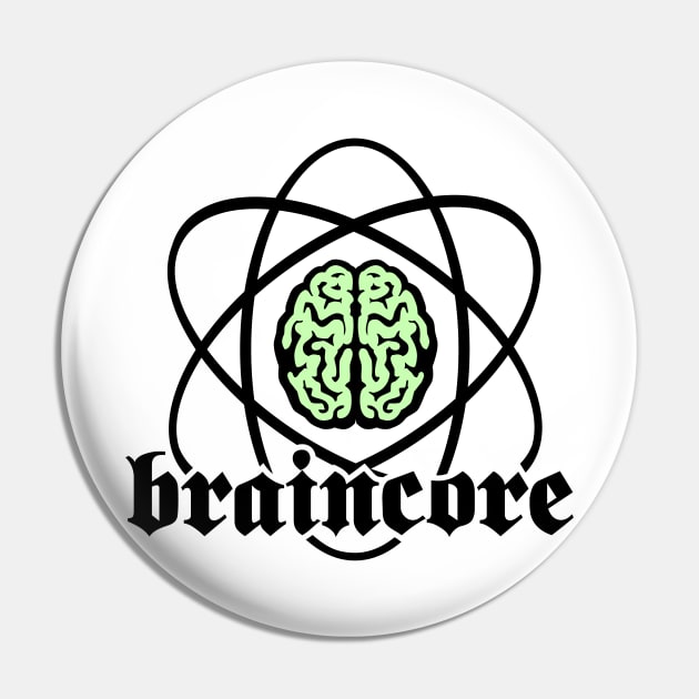 Atomic Nucleus Braincore Pin by hardwear