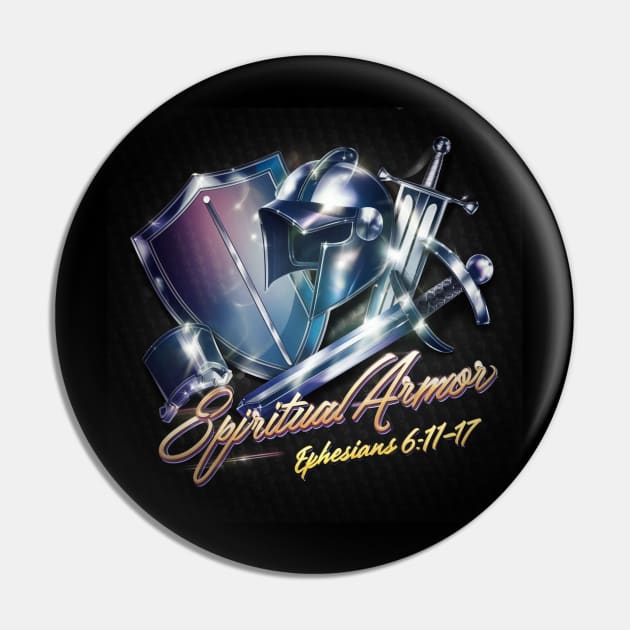 Spiritual Armour Pin by YomaEnwere Designs