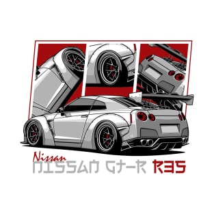 Nissan GTR R35, GT-R, JDM Car T-Shirt