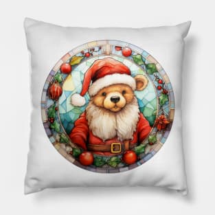 Xmas teddy bear Pillow