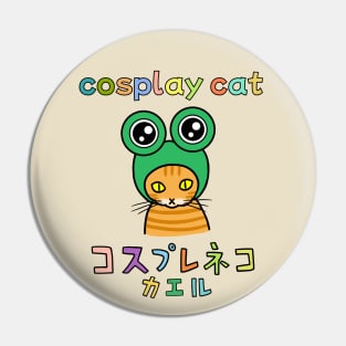 Kawaii Cosplay Cat: Neko Kaeru Frog Pin