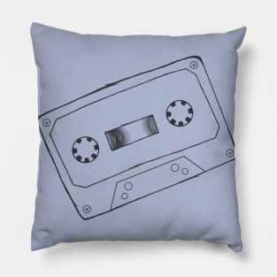 cool cassette Pillow