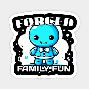 Forced Family Fun - Winter Gingerbread Man Magnet