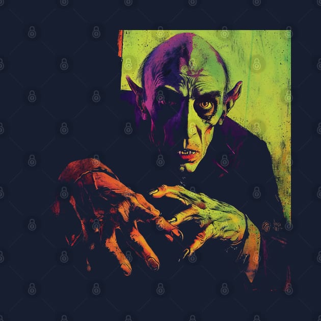 Nosferatu - Retro Style Original Art by DankFutura