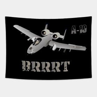 A-10 Warthog Jet Aircraft BRRRT Tapestry