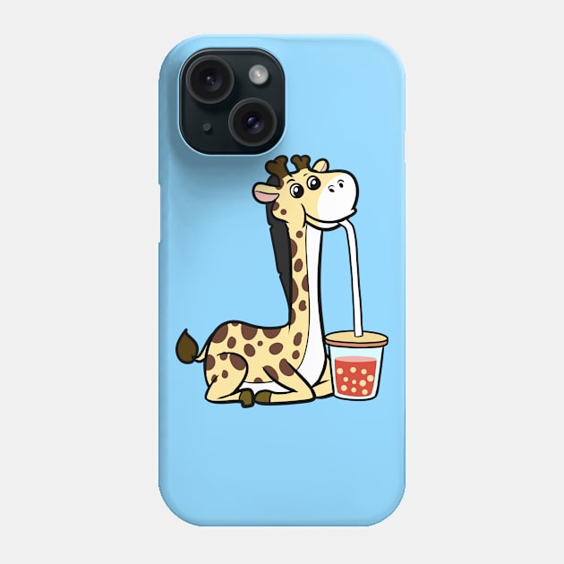 Boba Giraffe Phone Case by WildSloths