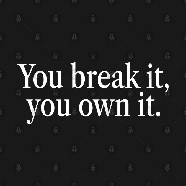 You Break It You Own It Caitlin Clark by GraciafyShine