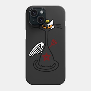 Good or Evil Cat Phone Case