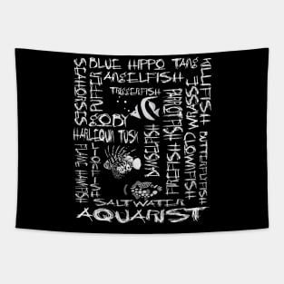 Aquarist Gifts Hobbyist Saltwater Aquarium Fishes Tapestry