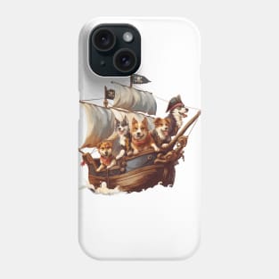 Dog Pirate Ship Phone Case