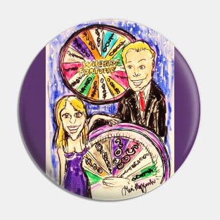 Wheel of Fortune Pat Sajak and Vanna White Pin