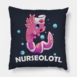 Cute Axolotl Nurse Pillow