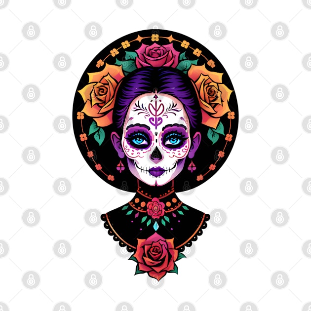 Floral Day of the Dead Girl by CGI Studios