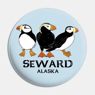 Puffins Seward, AK Pin