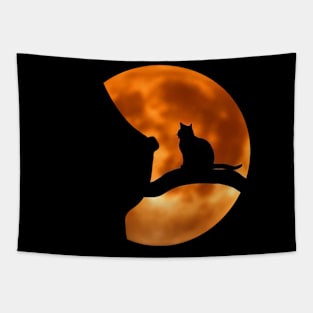 cat dreams Tapestry