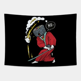 Sushi Samurai Chop Tapestry