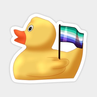 Proud Gay Rubber Duck Magnet