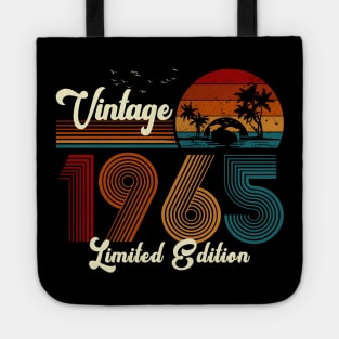 Vintage 1965 Shirt Limited Edition 55th Birthday Gift Tote