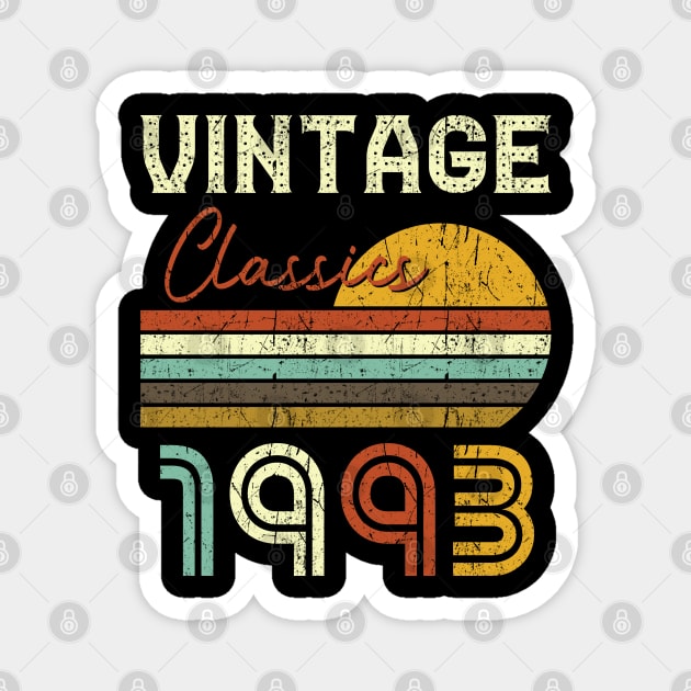 Vintage Classics 1993 Magnet by Cooldruck