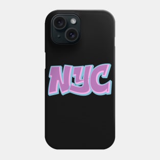 NYC (Pink/Ultra Blue) Phone Case