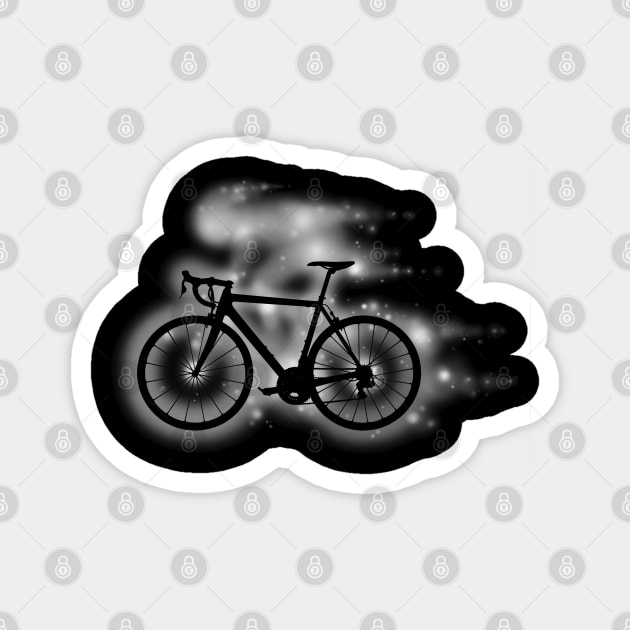 The Spirit of Cycling (white/gray) Magnet by Reading With Kids