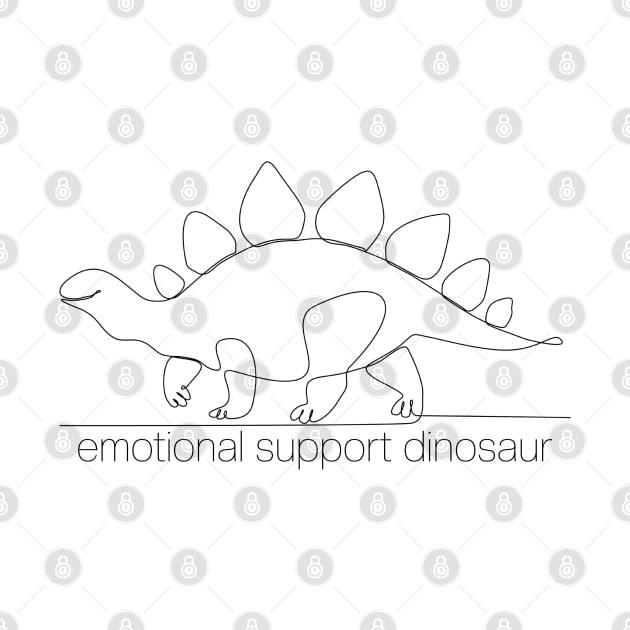 Emotional Support Dinosaur by yaywow