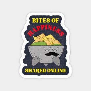 Food bloggers bite happiness online Magnet