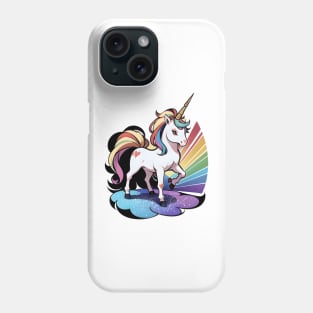 Unicorn Rainbow 16 Phone Case