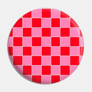 Pink and Red Grid Pin