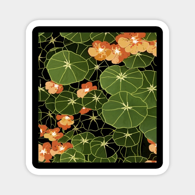 Nasturtium Magnet by beamorello