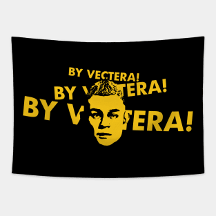 By Vectera! Adoring Fan - Starfield Yellow Tapestry