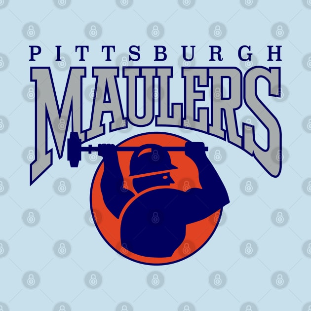 Retro Pittsburg Maulers Football 1984 by LocalZonly