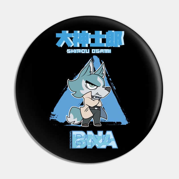 BRAND NEW ANIMAL (BNA): SHIROU OGAMI CHIBI Pin by FunGangStore