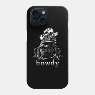 Howdy Frog Dalmatian Hat Phone Case