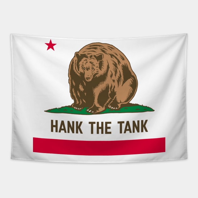 Hank The Tank Tapestry by Hankasaurus