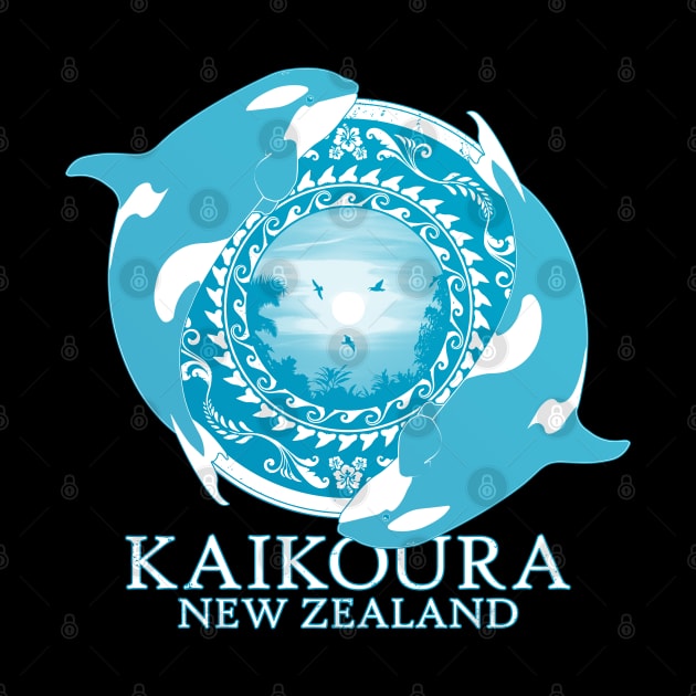 Orca Killer whales Kaikoura New Zealand by NicGrayTees