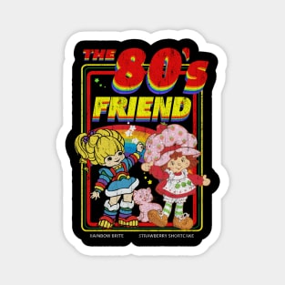 Rainbow Brite // The 80s Friend for Christmas Vintage Style Magnet