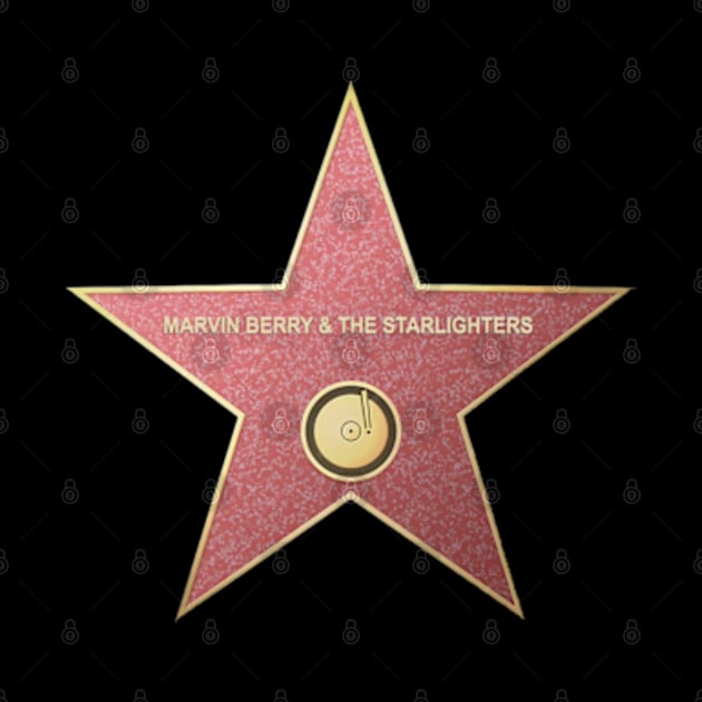 Marvin Berry & the Starlighters Hollywood Star by RetroZest