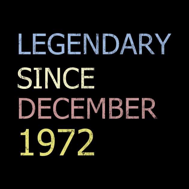 LEGENDARY SINCE DECEMBER 1972 by BK55