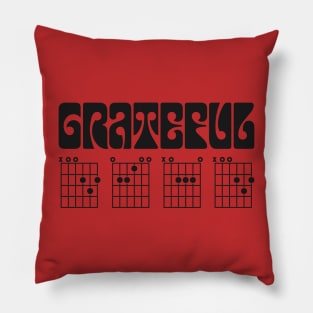 Grateful - Classic Rock Guitar Tabs Pillow