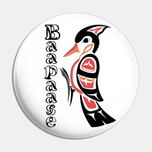 Red-Headed Woodpecker (Baapaase) Pin